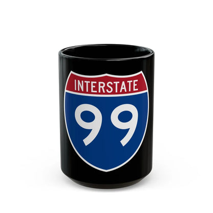 Interstate 99 (U.S. Highways) Black Coffee Mug-15oz-Go Mug Yourself