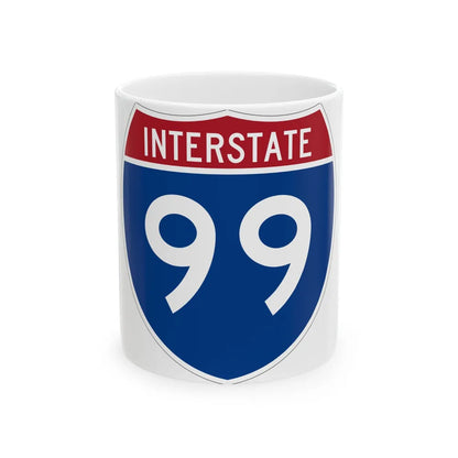 Interstate 99 (U.S. Highways) White Coffee Mug-11oz-Go Mug Yourself