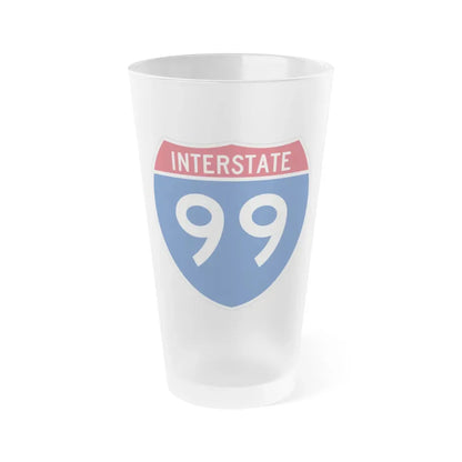 Interstate 99 (U.S. Highways) Frosted Pint Glass 16oz 16oz Frosted - Go Mug Yourself