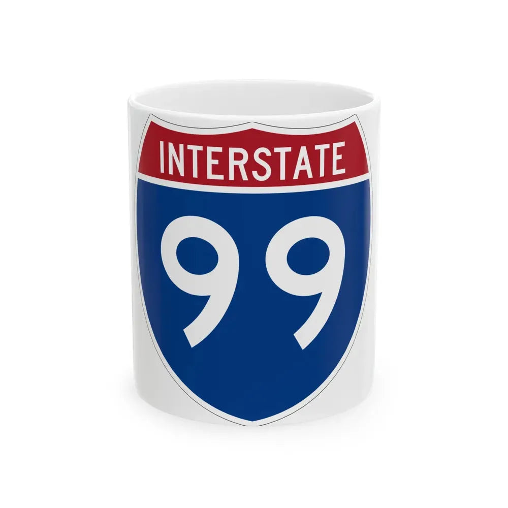 Interstate 99 (U.S. Highways) White Coffee Mug 11oz - Go Mug Yourself