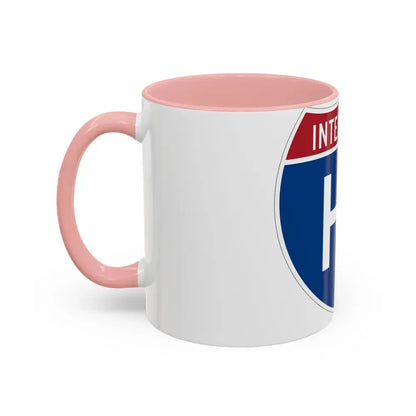 Interstate H1 (U.S. Highways) Accent Coffee Mug - Go Mug Yourself