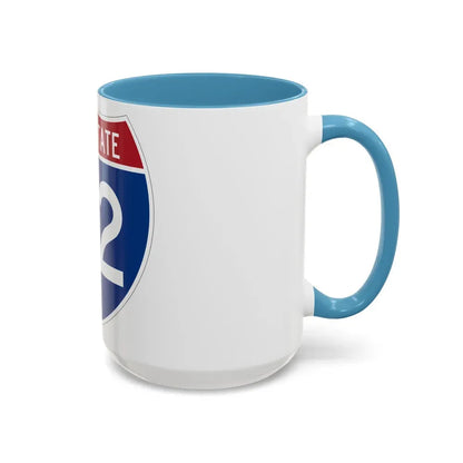 Interstate H2 (U.S. Highways) Accent Coffee Mug - Go Mug Yourself