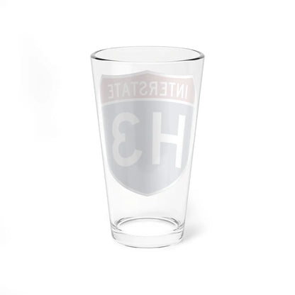 Interstate H3 (U.S. Highways) Pint Glass 16oz-Go Mug Yourself