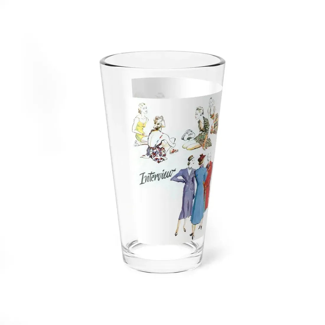 Intervieur, 1938 - Pint Glass 16oz - Go Mug Yourself