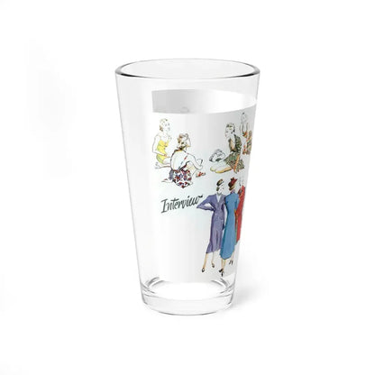 Intervieur, 1938 - Pint Glass 16oz - Go Mug Yourself