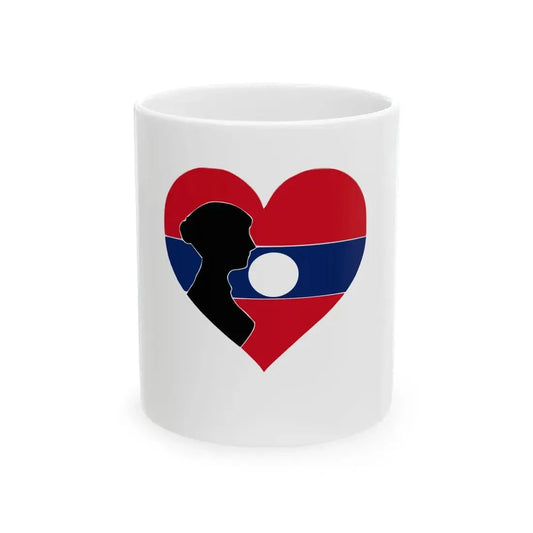 Interwiki Women Laos Logo (Laos) White Coffee Mug 11oz - Go Mug Yourself