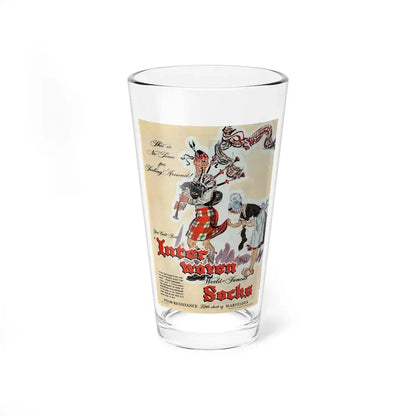 Interwoven Socks, The Saturday Evening Post, December 9, 1944 - Pint Glass 16oz 16oz - Go Mug Yourself