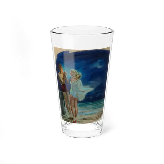 Into the Light, Collier's interior illustration, Circa 1945 - Pint Glass 16oz 16oz - Go Mug Yourself