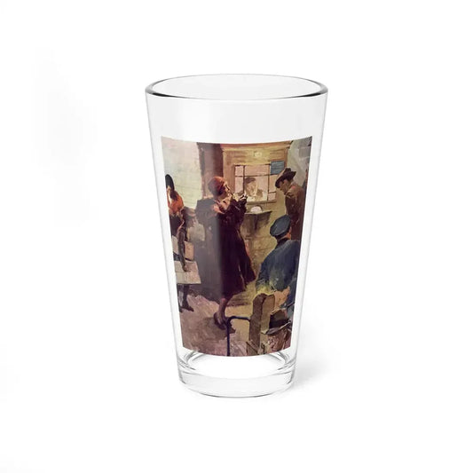 Into the Subway at Evening, Redbook, September 1930 - Pint Glass 16oz 16oz - Go Mug Yourself