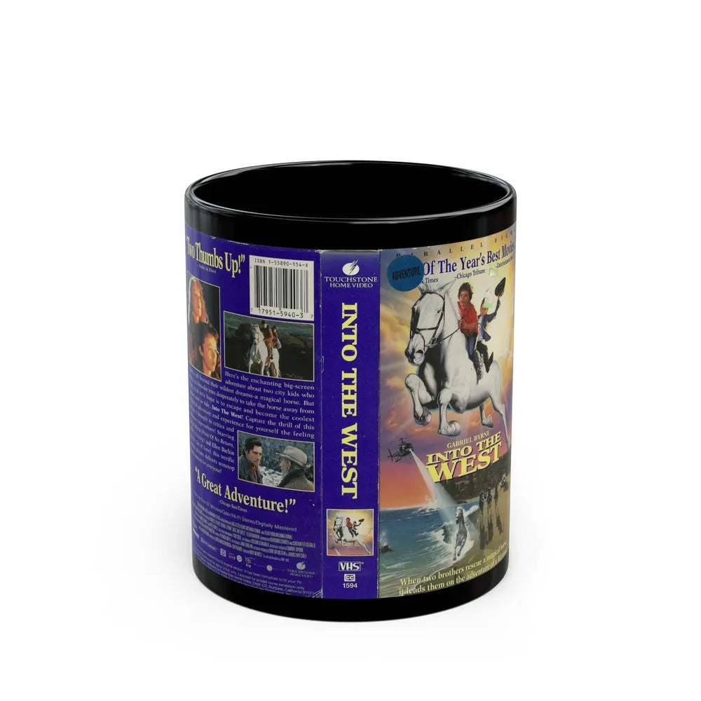 INTO THE WEST (VHS COVER) - Black Coffee Mug-11oz-Go Mug Yourself