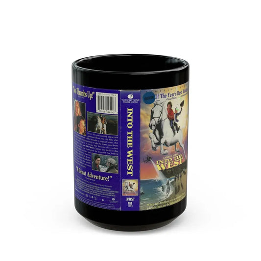 INTO THE WEST (VHS COVER) - Black Coffee Mug 15oz - Go Mug Yourself