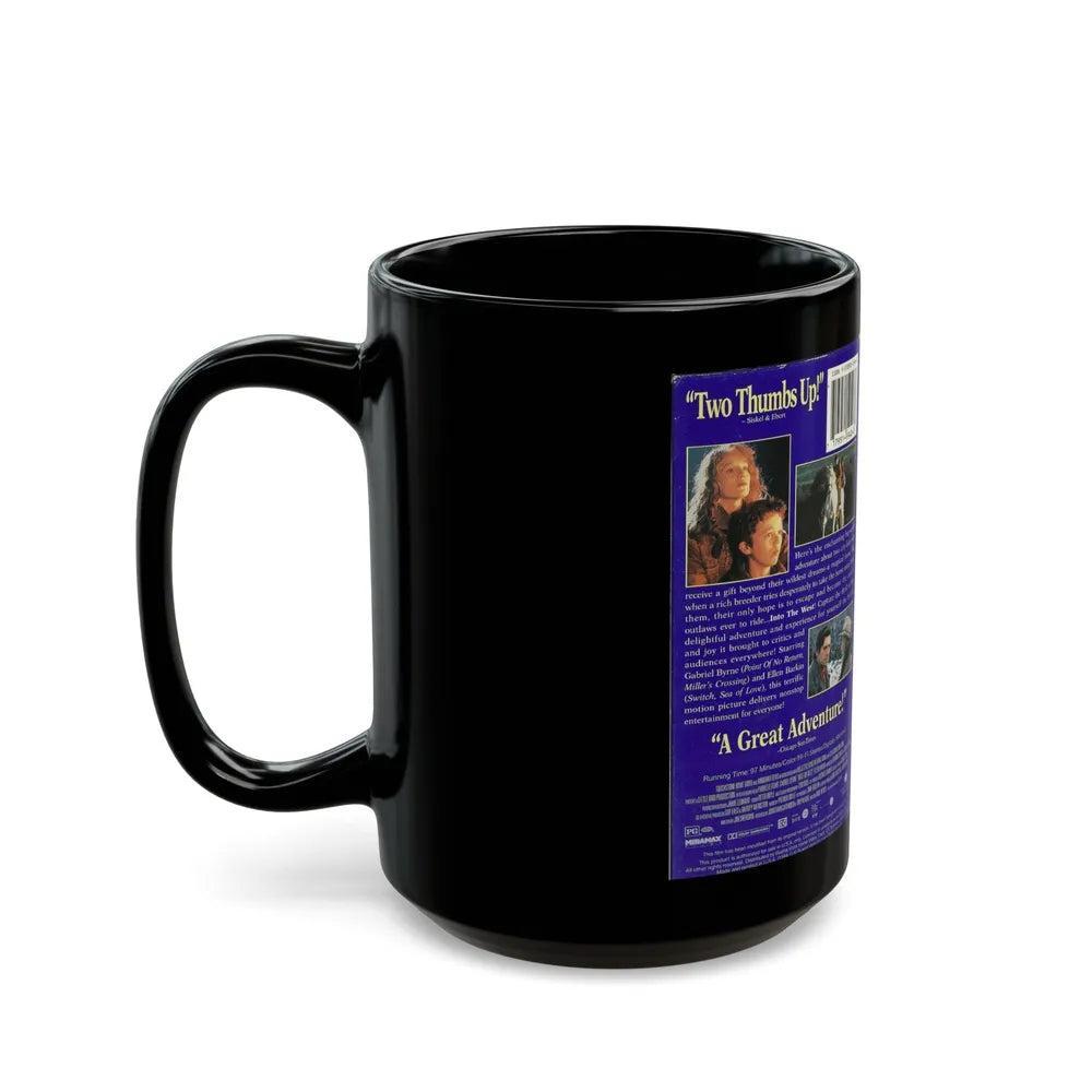 INTO THE WEST (VHS COVER) - Black Coffee Mug-Go Mug Yourself