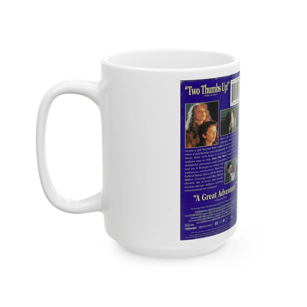 INTO THE WEST (VHS COVER) - White Coffee Mug-Go Mug Yourself