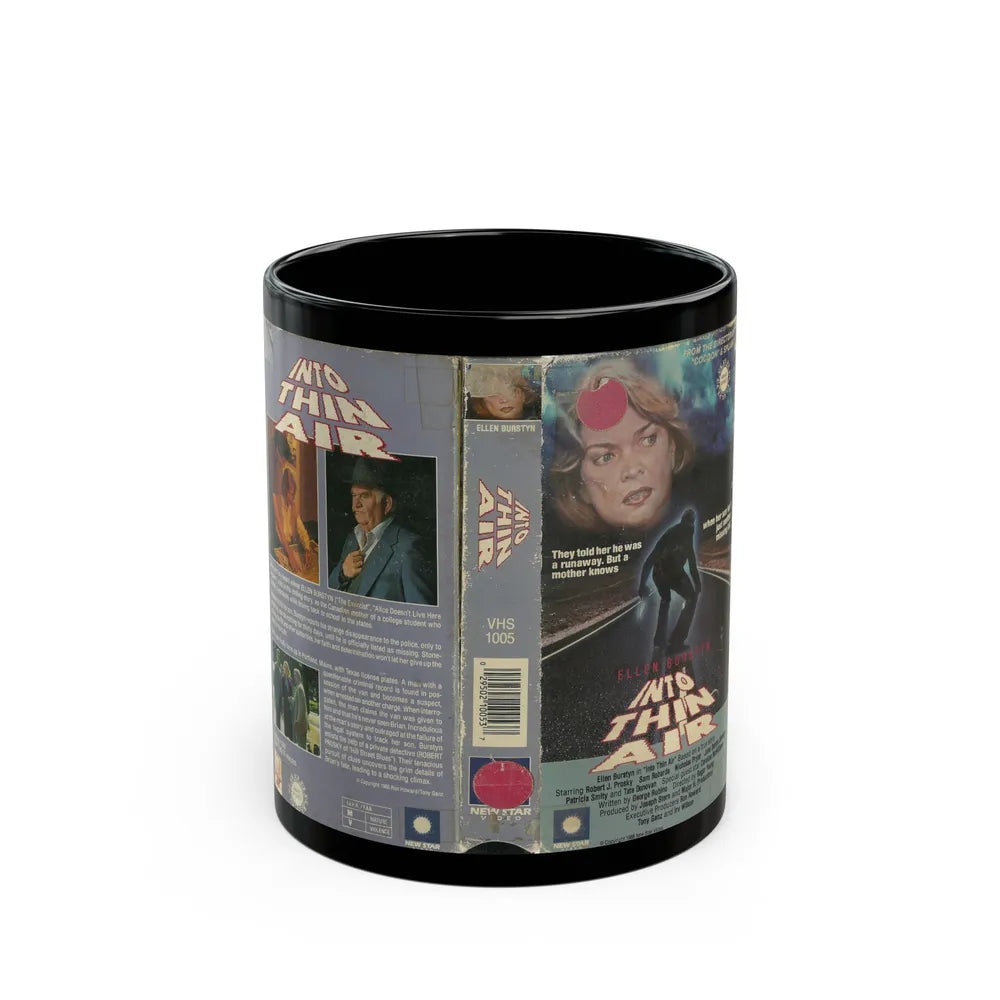 INTO THIN AIR (VHS COVER) - Black Coffee Mug-11oz-Go Mug Yourself