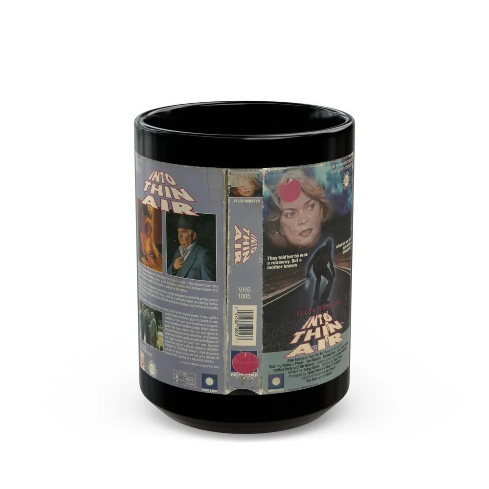 INTO THIN AIR (VHS COVER) - Black Coffee Mug-15oz-Go Mug Yourself