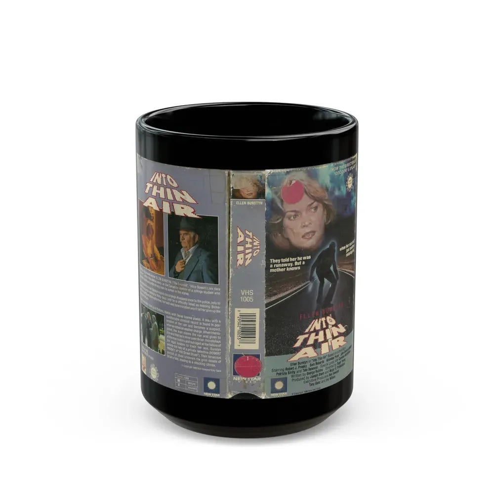 INTO THIN AIR (VHS COVER) - Black Coffee Mug 15oz - Go Mug Yourself