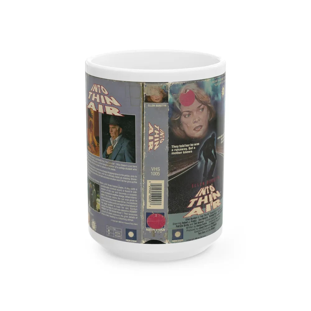 INTO THIN AIR (VHS COVER) - White Coffee Mug-15oz-Go Mug Yourself