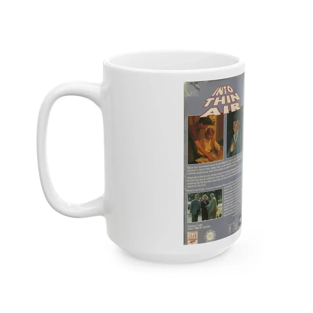 INTO THIN AIR (VHS COVER) - White Coffee Mug - Go Mug Yourself
