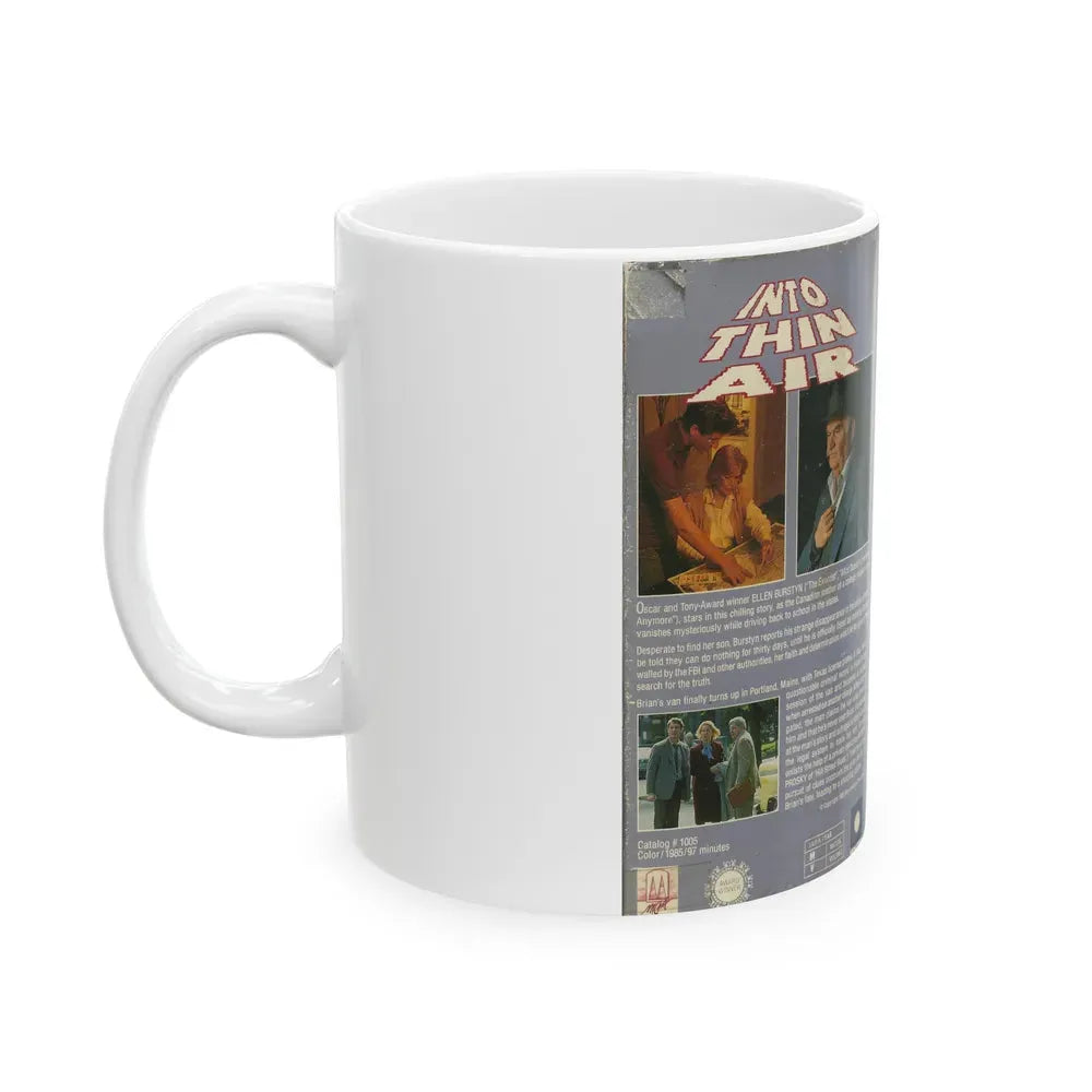 INTO THIN AIR (VHS COVER) - White Coffee Mug - Go Mug Yourself