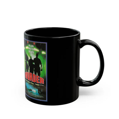 INVADER AKTIE (VHS COVER) - Black Coffee Mug - Go Mug Yourself