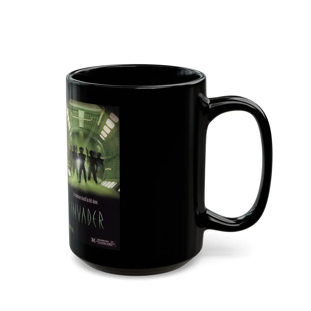 INVADER (VHS COVER) - Black Coffee Mug-Go Mug Yourself