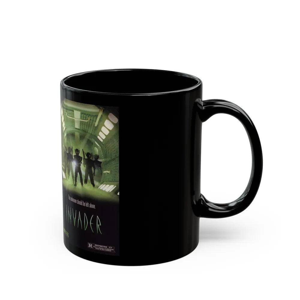 INVADER (VHS COVER) - Black Coffee Mug-Go Mug Yourself