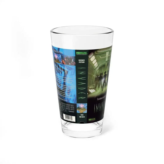 INVADER (VHS COVER) Pint Glass 16oz 16oz - Go Mug Yourself