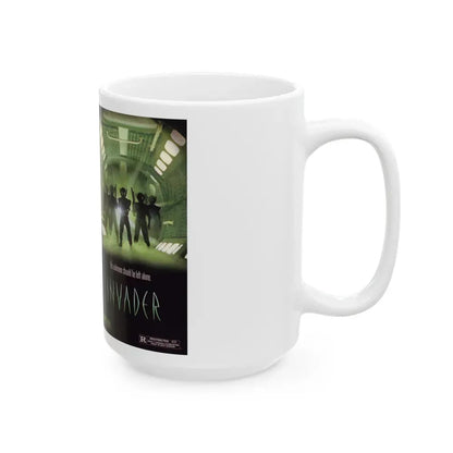INVADER (VHS COVER) - White Coffee Mug - Go Mug Yourself
