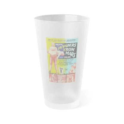 INVADERS FROM MARS (4) 1953 Movie Poster - Frosted Pint Glass 16oz 16oz Frosted - Go Mug Yourself