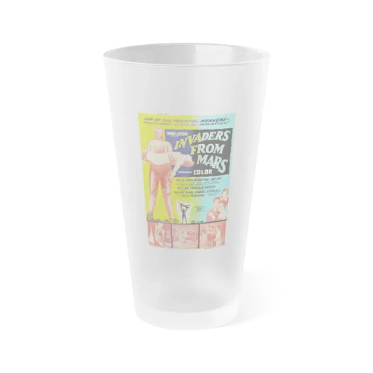 INVADERS FROM MARS (4) 1953 Movie Poster - Frosted Pint Glass 16oz 16oz Frosted - Go Mug Yourself
