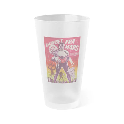 INVADERS FROM MARS (DANISH) 1953 Movie Poster - Frosted Pint Glass 16oz 16oz Frosted - Go Mug Yourself