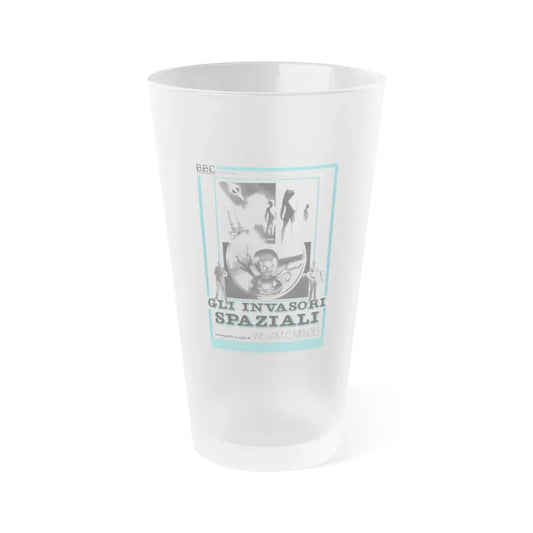 INVADERS FROM MARS (ITALIAN) 1953 Movie Poster - Frosted Pint Glass 16oz 16oz Frosted - Go Mug Yourself