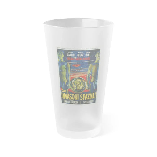 INVADERS FROM MARS (ITALIAN 2) 1953 Movie Poster - Frosted Pint Glass 16oz 16oz Frosted - Go Mug Yourself