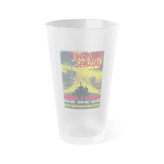 INVADERS FROM MARS (ITALIAN 3) 1953 Movie Poster - Frosted Pint Glass 16oz 16oz Frosted - Go Mug Yourself