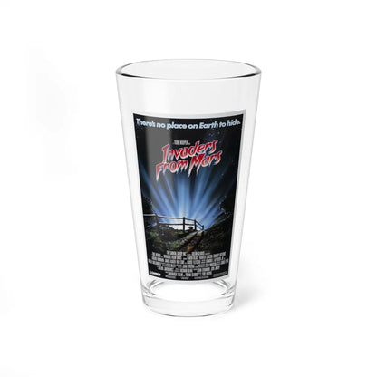 INVADERS FROM MARS (REMAKE) 1986 Movie Poster - Pint Glass 16oz-16oz-Go Mug Yourself