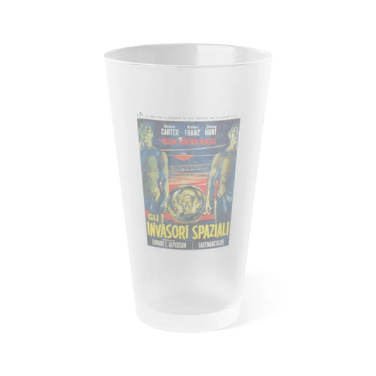 INVADERS FROM MARS (SPANISH) 1953 Movie Poster - Frosted Pint Glass 16oz-16oz-Frosted-Go Mug Yourself