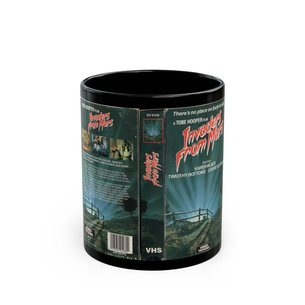 INVADERS FROM MARS (VHS COVER) - Black Coffee Mug 11oz - Go Mug Yourself