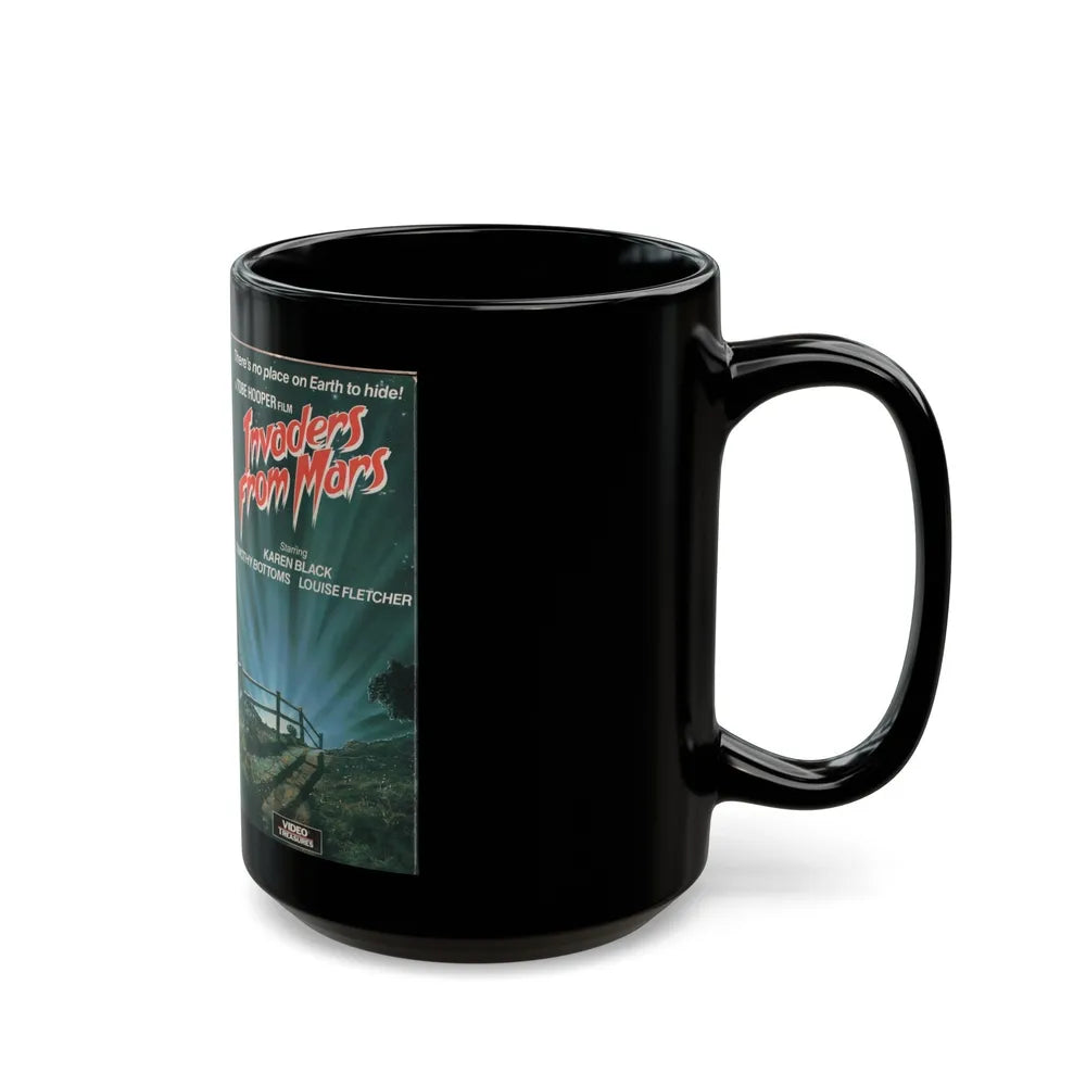 INVADERS FROM MARS (VHS COVER) - Black Coffee Mug-Go Mug Yourself