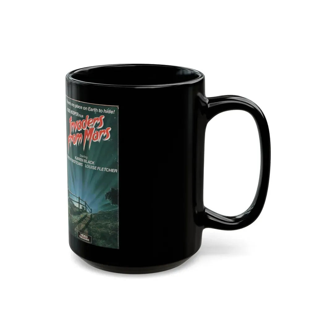INVADERS FROM MARS (VHS COVER) - Black Coffee Mug - Go Mug Yourself