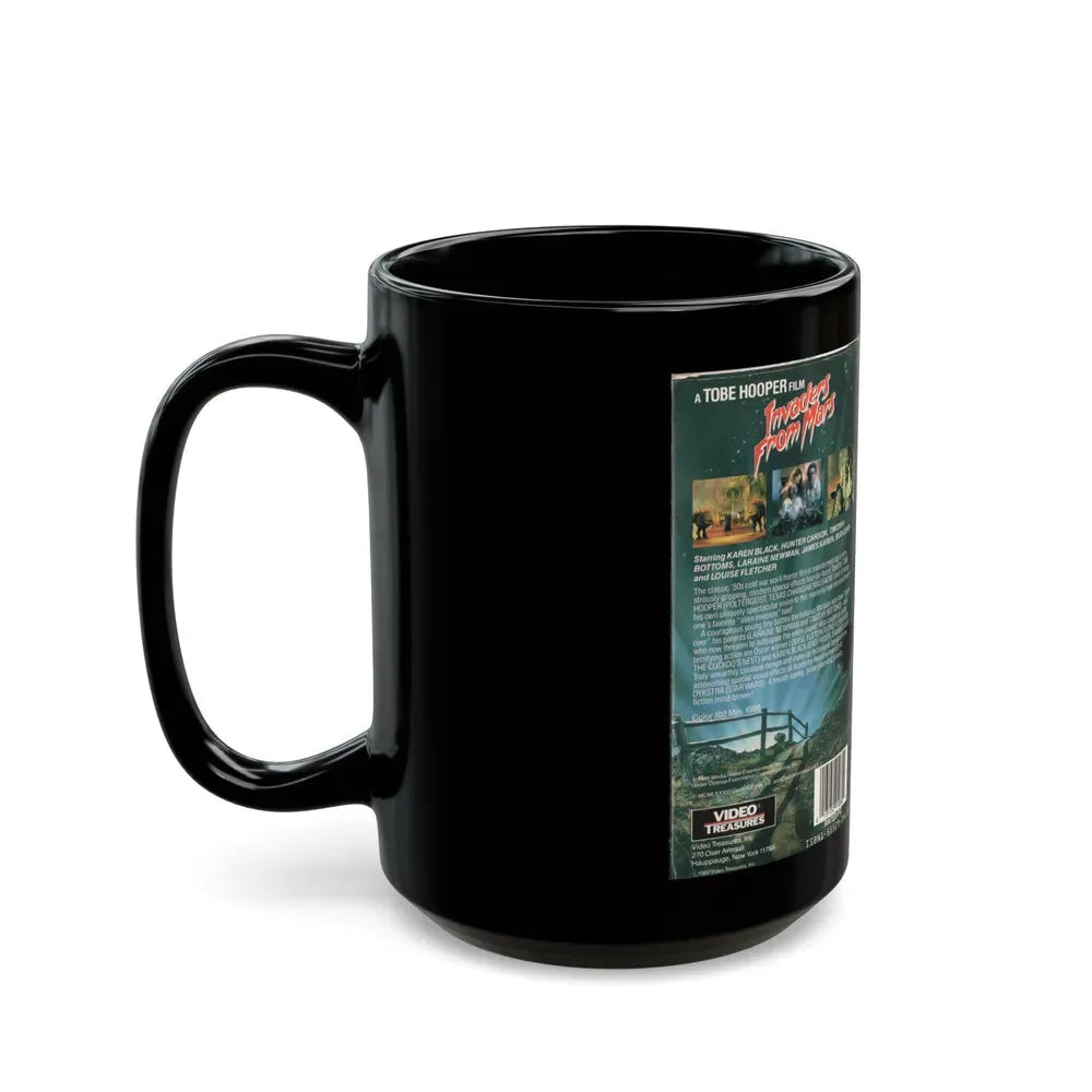 INVADERS FROM MARS (VHS COVER) - Black Coffee Mug - Go Mug Yourself