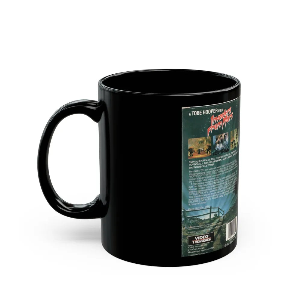 INVADERS FROM MARS (VHS COVER) - Black Coffee Mug-Go Mug Yourself