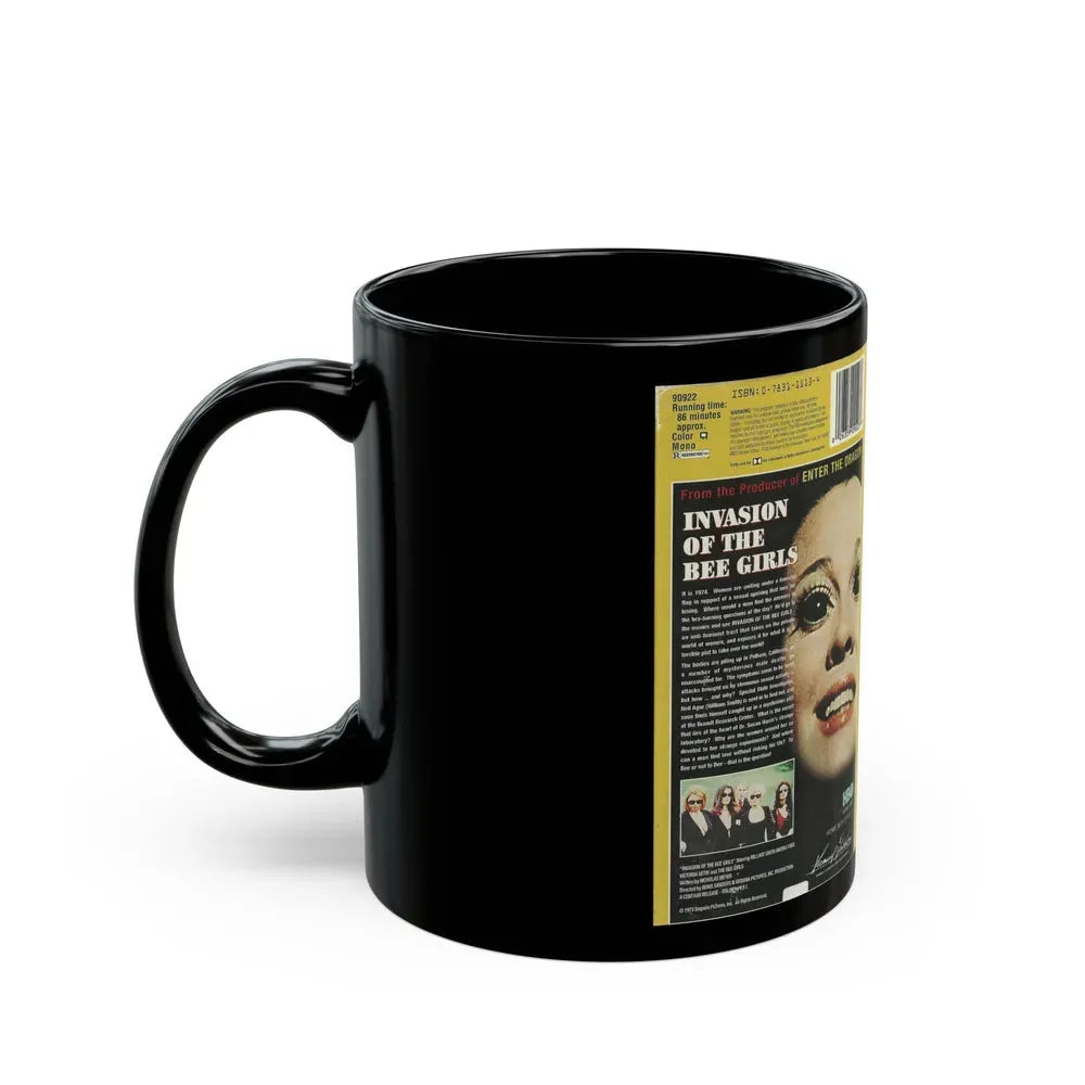 INVASION OF THE BEE GIRLS (VHS COVER) - Black Coffee Mug - Go Mug Yourself