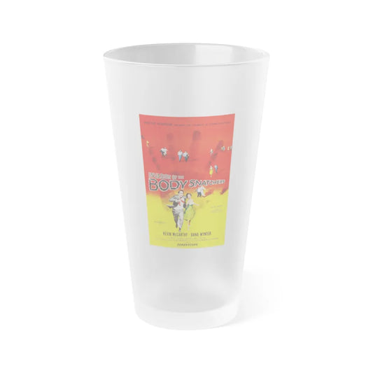 INVASION OF THE BODY SNATCHERS 1956 Movie Poster - Frosted Pint Glass 16oz-16oz-Frosted-Go Mug Yourself