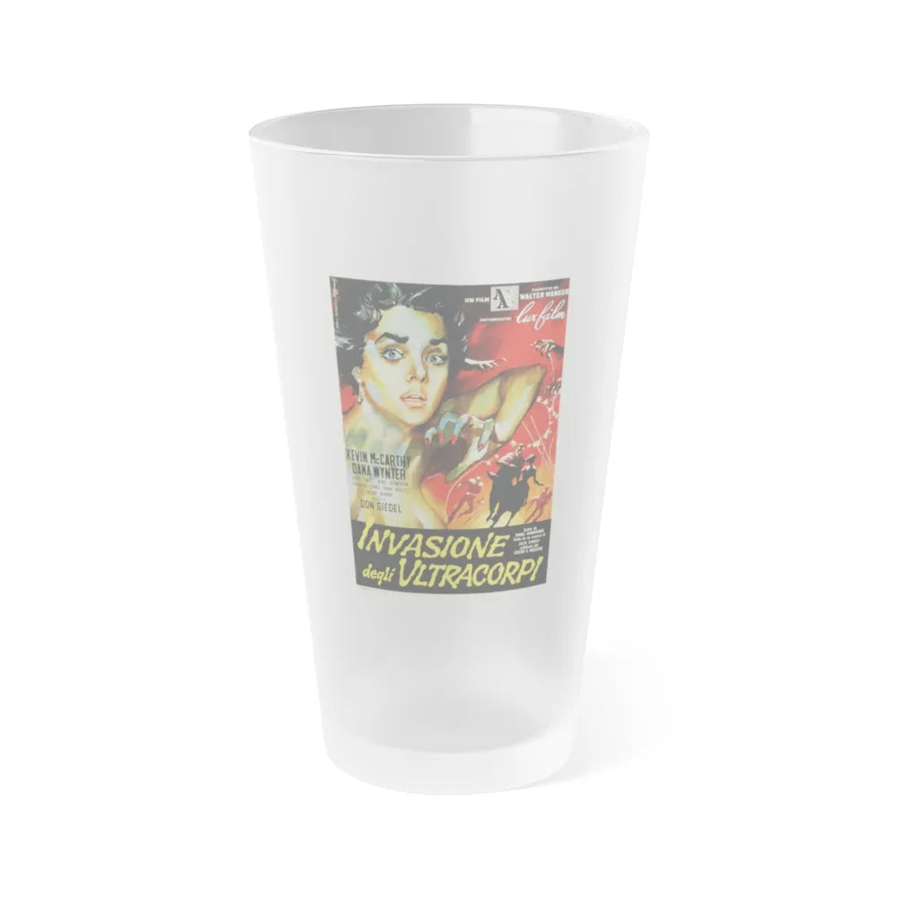 INVASION OF THE BODY SNATCHERS (ITALIAN) 1958 Movie Poster - Frosted Pint Glass 16oz-16oz-Frosted-Go Mug Yourself