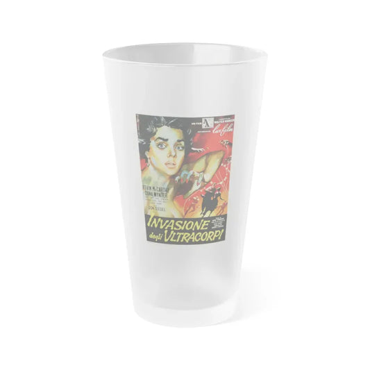 INVASION OF THE BODY SNATCHERS (ITALIAN) 1958 Movie Poster - Frosted Pint Glass 16oz 16oz Frosted - Go Mug Yourself