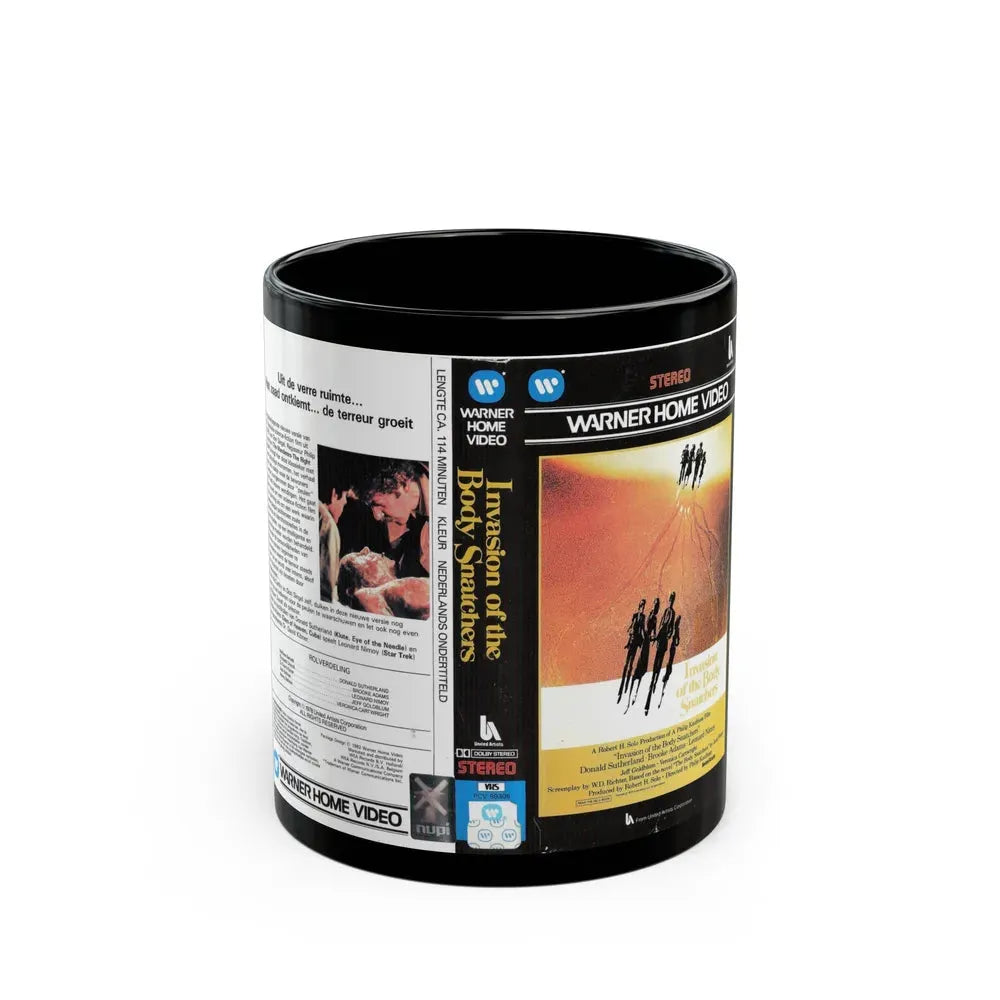 INVASION OF THE BODY SNATCHERS (VHS COVER) - Black Coffee Mug 11oz - Go Mug Yourself