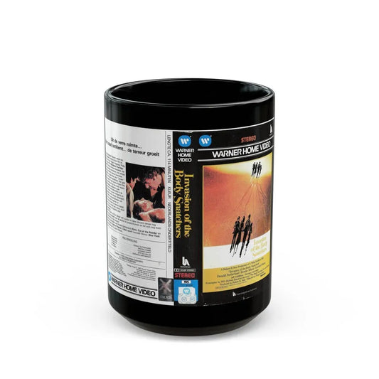 INVASION OF THE BODY SNATCHERS (VHS COVER) - Black Coffee Mug 15oz - Go Mug Yourself
