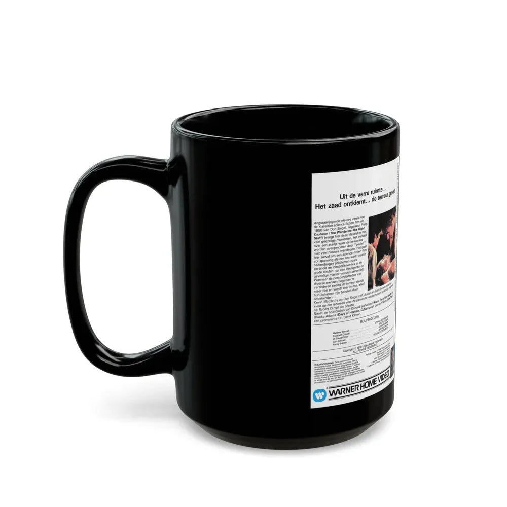 INVASION OF THE BODY SNATCHERS (VHS COVER) - Black Coffee Mug - Go Mug Yourself