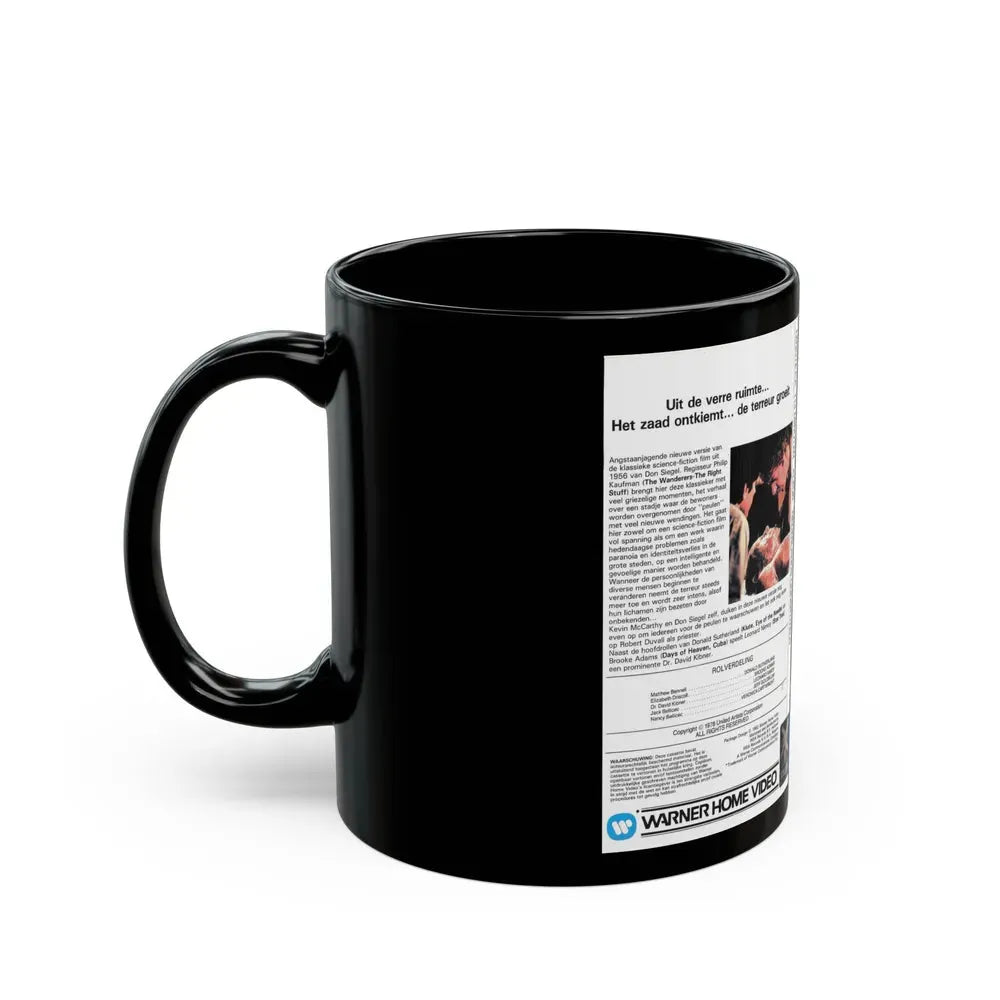 INVASION OF THE BODY SNATCHERS (VHS COVER) - Black Coffee Mug - Go Mug Yourself