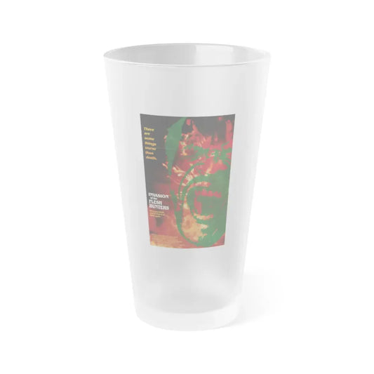 INVASION OF THE FLESH HUNTERS (2) 1980 Movie Poster - Frosted Pint Glass 16oz 16oz Frosted - Go Mug Yourself